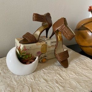 Micheal Kors Braided Sandal Heel